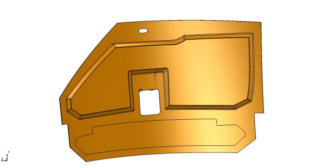 fully surfaced cad model created from point cloud data